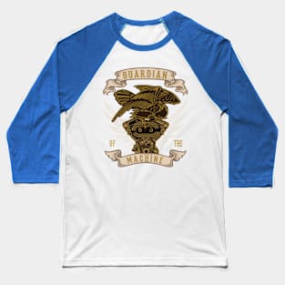 Guardian Of The Machine Eagle On Motor Baseball T-Shirt